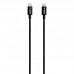 Cabo Tipo C 1,2m 15W EUCC 12PP Intelbras - Preto Cabo Tipo C 1,2m 15W EUCC 12PP Intelbras - Preto