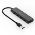 Hub USB 2.0 com 4 USB HU-230BK C3 Tech Hub USB 2.0 com 4 USB HU-230BK C3 Tech
