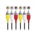 Cabo 3 RCA x 3 RCA 1,5m LEY-31 Lehmox Cabo 3 RCA x 3 RCA 1,5m LEY-31 Lehmox