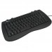 Mini Teclado com Fio Multimídia USB KP-2008 KNUP - Preto Mini Teclado com Fio Multimídia USB KP-2008 KNUP - Preto