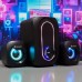 Caixa De Som Multimídia 11W RGB 2.1 Canais HÓRUS KP-RO827 Knup - Preta Caixa De Som Multimídia 11W RGB 2.1 Canais HÓRUS KP-RO827 Knup - Preta