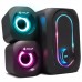 Caixa De Som Multimídia 11W RGB 2.1 Canais HÓRUS KP-RO827 Knup - Preta Caixa De Som Multimídia 11W RGB 2.1 Canais HÓRUS KP-RO827 Knup - Preta