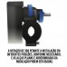 Suporte Celular e Garrafa para Bike LE-122 It Blue - Preto Suporte Celular e Garrafa para Bike LE-122 It Blue - Preto