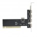 Placa PCI USB 2.0 4+1 Portas KP-PL-912 Knup Placa PCI USB 2.0 4+1 Portas KP-PL-912 Knup
