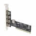 Placa PCI USB 2.0 4+1 Portas KP-PL-912 Knup Placa PCI USB 2.0 4+1 Portas KP-PL-912 Knup