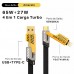 Cabo Flat 4x1 PD 65W 1,2 XC-CD-130 X-Cell Cabo Flat 4x1 PD 65W 1,2 XC-CD-130 X-Cell