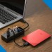 Hub USB 3.0 4 Portas com Led UH-30A Exbom - Preto Hub USB 3.0 4 Portas com Led UH-30A Exbom - Preto