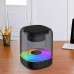 Caixa de Som Bluetooth 3W RGB Cristal CS-Q25BT Exbom - Preta Caixa de Som Bluetooth 3W RGB Cristal CS-Q25BT Exbom - Preta