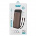 Carregador Power Bank 10000mAh 22.5W Kimaster - Marrom Carregador Power Bank 10000mAh 22.5W Kimaster - Marrom