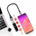 Cabo Adaptador OTG USB-C Macho/USB-A Fêmea OTG-50 C3 Tech Cabo Adaptador OTG USB-C Macho/USB-A Fêmea OTG-50 C3 Tech