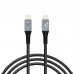 Cabo Tipo C 1m 240W CB-P1000GY C3 Tech Cabo Tipo C 1m 240W CB-P1000GY C3 Tech