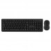 Kit Teclado + Mouse sem Fio Recarregável K-W200BK C3 Tech - Preto Kit Teclado + Mouse sem Fio Recarregável K-W200BK C3 Tech - Preto