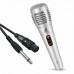 Kit 2 Microfones com Fio XC-MI-03S X-Cell - Prata Kit 2 Microfones com Fio XC-MI-03S X-Cell - Prata