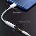 Cabo Adaptador Tipo C x P2 Fêmea LE-0161 It Blue - Branco Cabo Adaptador Tipo C x P2 Fêmea LE-0161 It Blue - Branco