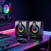 Caixa de Som 6W Gamer RGB LEY-1917 Lehmox - Preto Caixa de Som 6W Gamer RGB LEY-1917 Lehmox - Preto