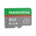 Cartão de Memória 4GB Classe 10 + Adaptador Master Drive Cartão de Memória 4GB Classe 10 + Adaptador Master Drive
