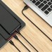 Cabo USB 3 em 1 Lightning Tipo C e Micro USB 1m KD-30 Kaidi Cabo USB 3 em 1 Lightning Tipo C e Micro USB 1m KD-30 Kaidi