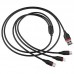 Cabo USB 3 em 1 Lightning Tipo C e Micro USB 1m KD-30 Kaidi Cabo USB 3 em 1 Lightning Tipo C e Micro USB 1m KD-30 Kaidi