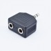 Adaptador P2 Macho + 2 P2 Fêmea Splitter de Áudio LE-5507 It Blue Adaptador P2 Macho + 2 P2 Fêmea Splitter de Áudio LE-5507 It Blue