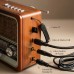 Caixa de Som Bluetooth Retrô XDG-71 Xtrad - Madeira Verniz Caixa de Som Bluetooth Retrô XDG-71 Xtrad - Madeira Verniz